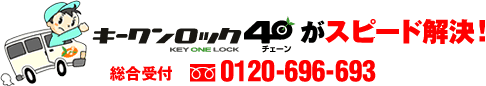 キーワンロック40がスピード解決